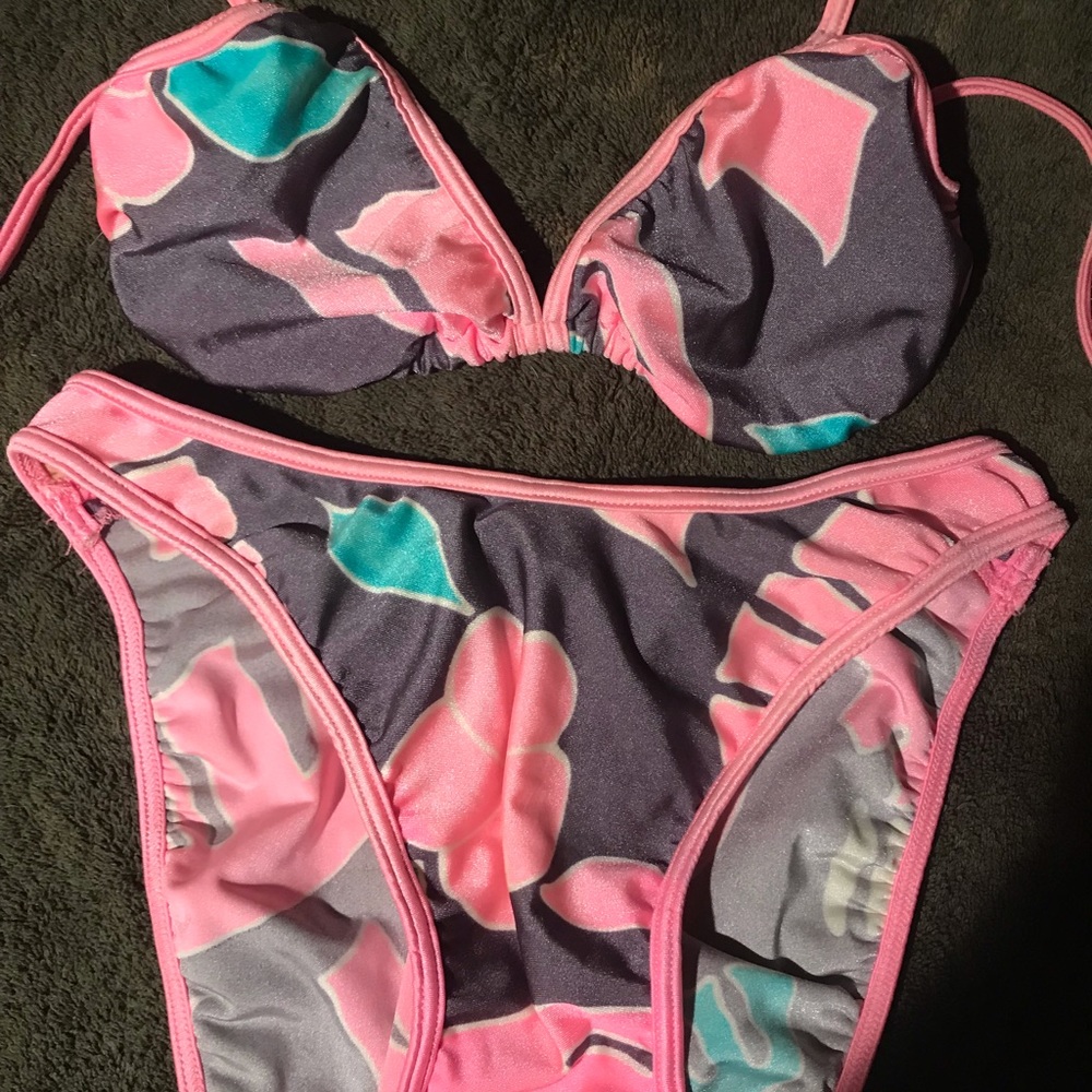 TROPICAL PRINT BIKINI - Small